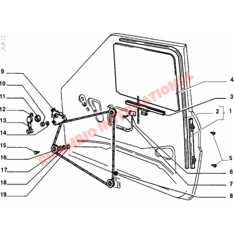 Door Window Guide (Bottom) - Fiat 126 - Windows & Seals