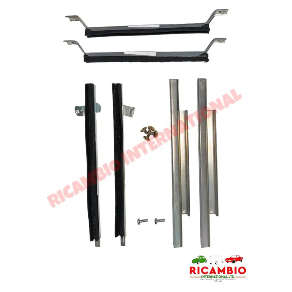 Door Window Guide Kit - Classic Fiat 500 F/L/R - Glass & Associated Parts