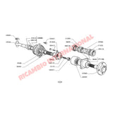 Drive Shaft Clip (17mm) - Classic Fiat 500 - Axles - Shafts - Joints and Couplings