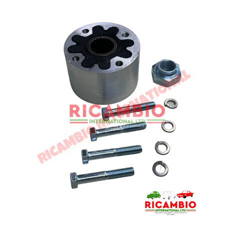 Drive Shaft Coupling Joint Bolts & Rear Hub Nut - Classic Fiat 500,126,600 - Axles - Shafts - Joints and Couplings
