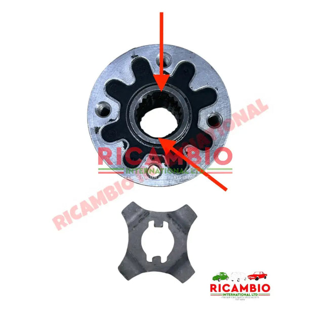 Drive Shaft Coupling Joint (ORIGINAL VERSION) - Classic Fiat 500,126,600 - Axles - Shafts - Joints and Couplings