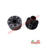 Drive Shaft Flange & Aluminium Coupling Kit (3 Bolt Fitting) - Classic Fiat 500 Nuova S1(1957) - Rear Axle