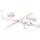 Drive Shaft Flange & Aluminium Coupling Kit (3 Bolt Fitting) - Classic Fiat 500 Nuova S1(1957) - Rear Axle
