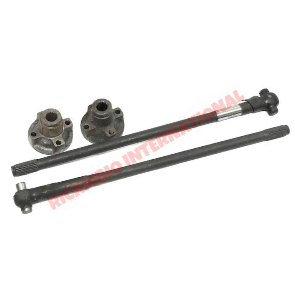 Drive Shaft & Flange Kit (17mm) - Classic Fiat 500 - Axles - Shafts - Joints and Couplings