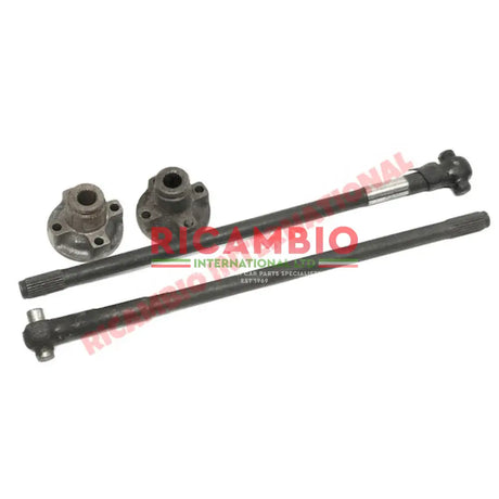 Drive Shaft & Flange Kit (17mm) - Classic Fiat 500 - Axles - Shafts - Joints and Couplings