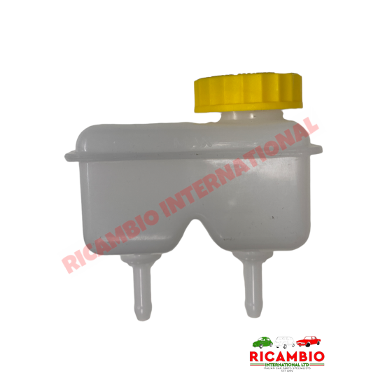 Dual Brake Fluid Reservoir Tank - Classic Fiat 500,126,600,850,124 plus many others - Brake Parts & Components