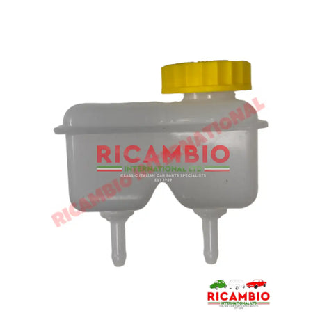 Dual Brake Fluid Reservoir Tank - Classic Fiat 500,126,600,850,124 plus many others - Brake Parts & Components