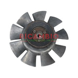 Dynamo Generator Alloy Fan & Pulley - Classic Fiat 500 Giardiniera Autobianchi Panoramica,FurgoncinoAlloy Fan - Second