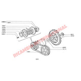 Dynamo Generator Pulley Hub & Key - Classic Fiat 500 126 - Classic Fiat 500 Parts & Spares