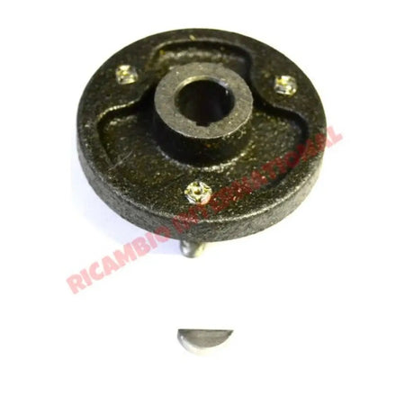 Dynamo Generator Pulley Hub & Key - Classic Fiat 500 126 - Classic Fiat 500 Parts & Spares