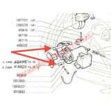 Dynamo Strap Top & Bottom Fixings - Classic Fiat 500 126 - Reconditioned Parts