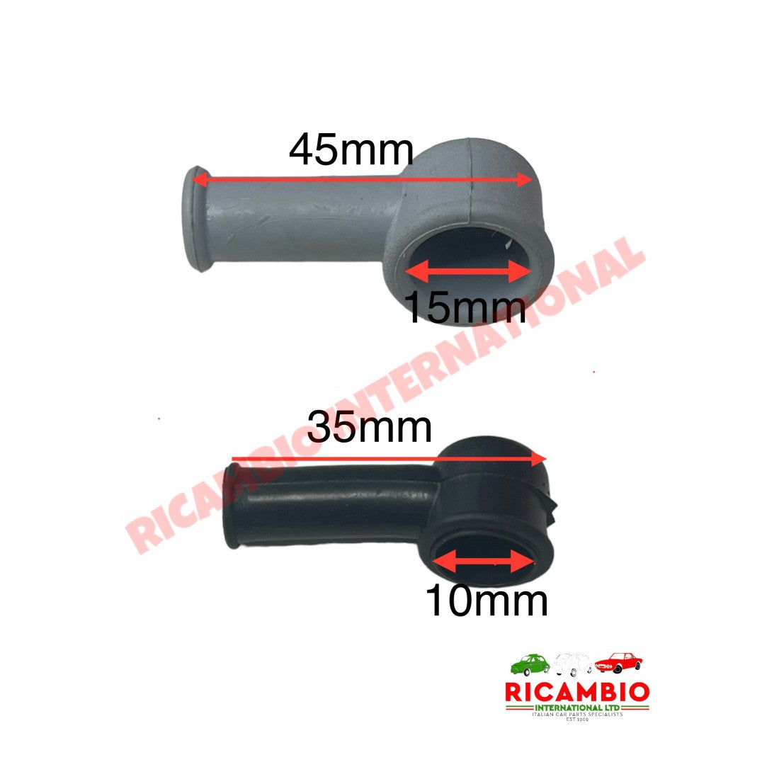 Dynamo Terminal Rubber Cover - Classic Fiat 500 126 - Rubber Boots & Gaiters