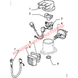 Electronic Distributor Cable - Classic Fiat Panda,Uno - Ignition & Electronic Parts