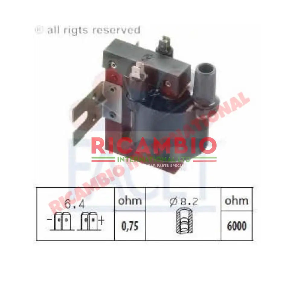 Electronic Ignition Coil - Fiat Strada,Ritmo,Regata,Croma,Fiorino - Ignition