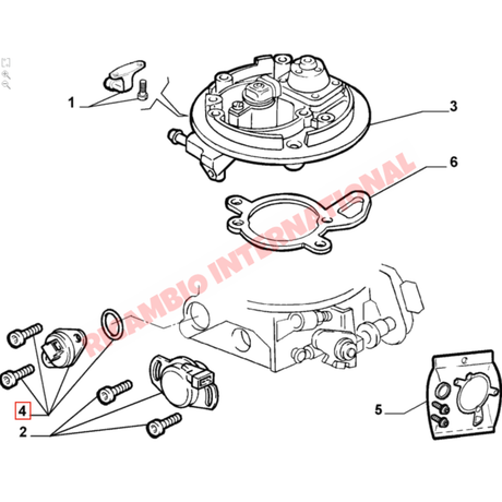 Engine Injection Unit (WEBER 2933) - Classic Fiat Panda Cinquecento,Seicento - Engine Parts