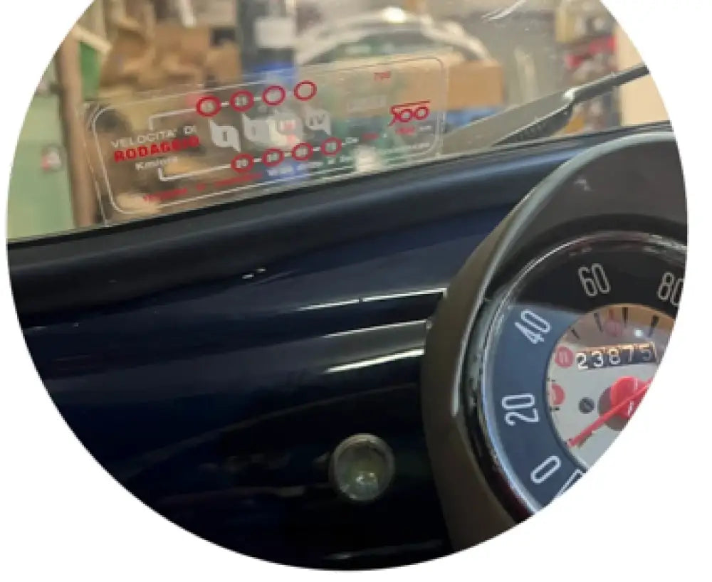 Engine Bay Sticker Kit (BEST QUALITY) - Classic Fiat 500 - Engine Bay Stickers