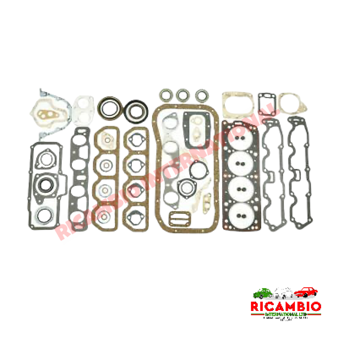 Engine Gasket Set - Fiat 131,132,Argenta Lancia Beta Trevi - Gaskets - Seals - Grommets and Rubber Parts
