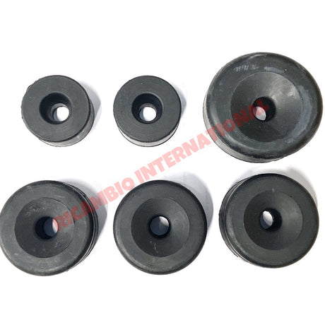 Engine & Gearbox Mount Kit (6 piece UPRATED HARDER) - Lancia Fulvia - All Engine - Gearbox - Suspension & Steering