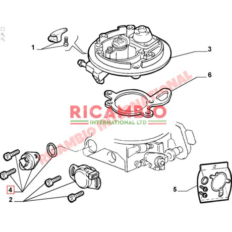 Engine Injection Unit (WEBER 2933) - Classic Fiat Panda Cinquecento,Seicento - Engine Parts