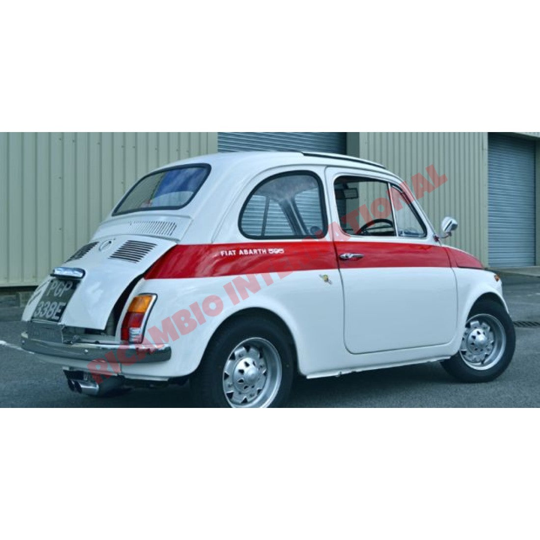 Engine Lid Opening Bracket ’ABARTH 695’ - Classic Fiat 500 - Classic Fiat 500 Parts & Spares
