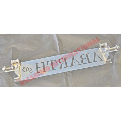 Engine Lid Opening Bracket ’ABARTH 695’ - Classic Fiat 500 - Classic Fiat 500 Parts & Spares