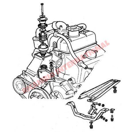 Engine Mount Top Plate - Classic Fiat 500 126 - Engine & Mountings