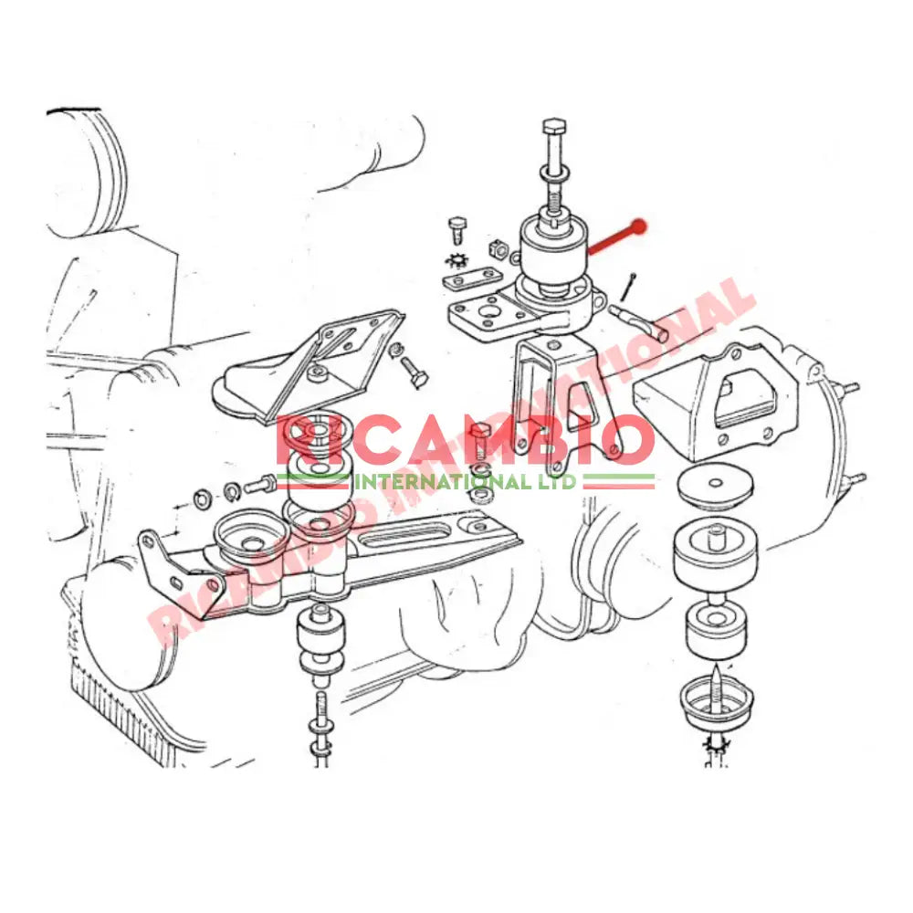 Engine Mounting Bush - Lancia Fulvia,Flavia - Lancia Flavia