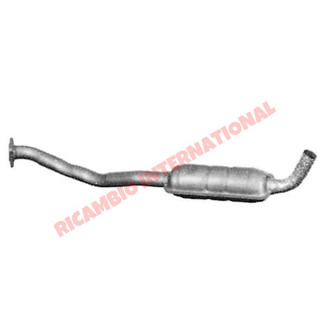 Exhaust Centre Pipe - Fiat 124 Spider - Exhaust