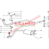 Exhaust Down Pipe Bracket Kit - Fiat Panda Uno - Exhaust
