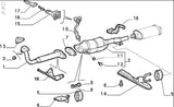 Exhaust Down Pipe Flange Gasket - Fiat Uno,Punto