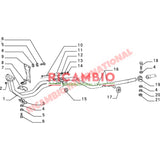 Exhaust Down Pipe & Gasket - Classic Fiat Panda - Exhaust