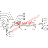 Exhaust Down Pipe Sealing Ring - Classic Fiat Panda Lancia Y10 - Gaskets and Seals