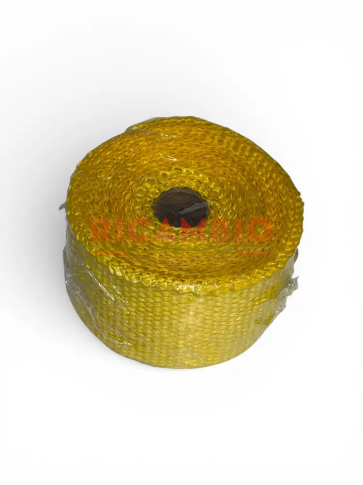Exhaust Heat Wrap (5mtrs) & Stainless Steel Ties - All Classic Cars - YELLOW - Exhaust