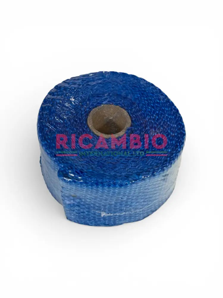 Exhaust Heat Wrap (5mtrs) & Stainless Steel Ties - All Classic Cars - BLUE - Exhaust