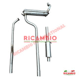 Exhaust Kit Stainless Steel - Lancia Fulvia 5 speed - Exhaust