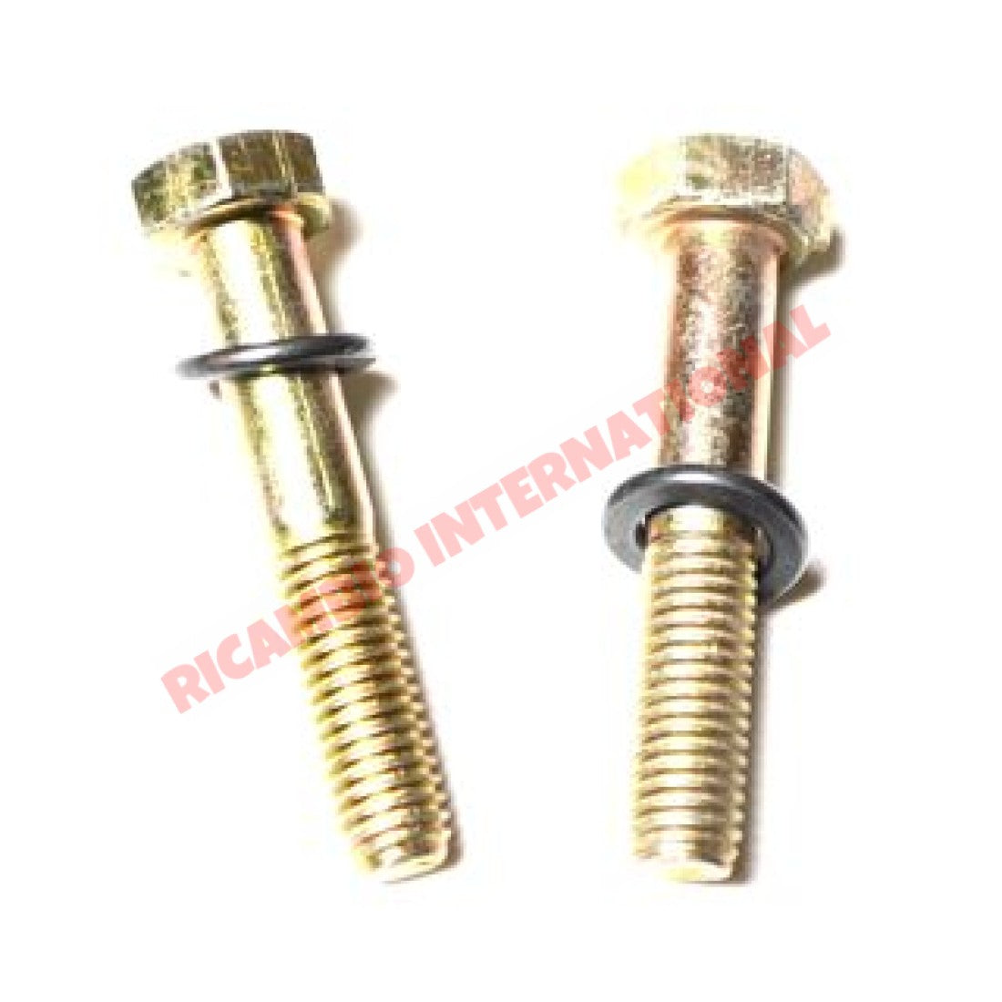 Exhaust Manifold Bolts/Washers (2) - Classic Fiat 500 126 - Exhaust & Related Parts