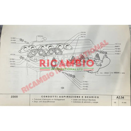 Exhaust Manifold - Fiat 2300 - Exhaust