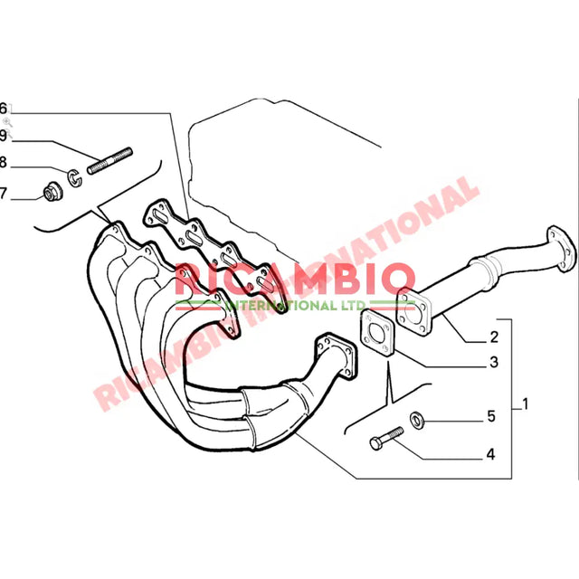 Exhaust Manifold Gasket - Fiat Coupe 16V,Tipo 2.0 16V,Lancia Thema 2.0 16V - Gaskets & Oil Seals