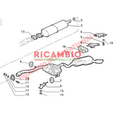 Exhaust Metal Ring Seal - Fiat Coupe 20V Turbo Lancia Delta Integrale,Evolution,Thema - Exhaust & Associated Parts