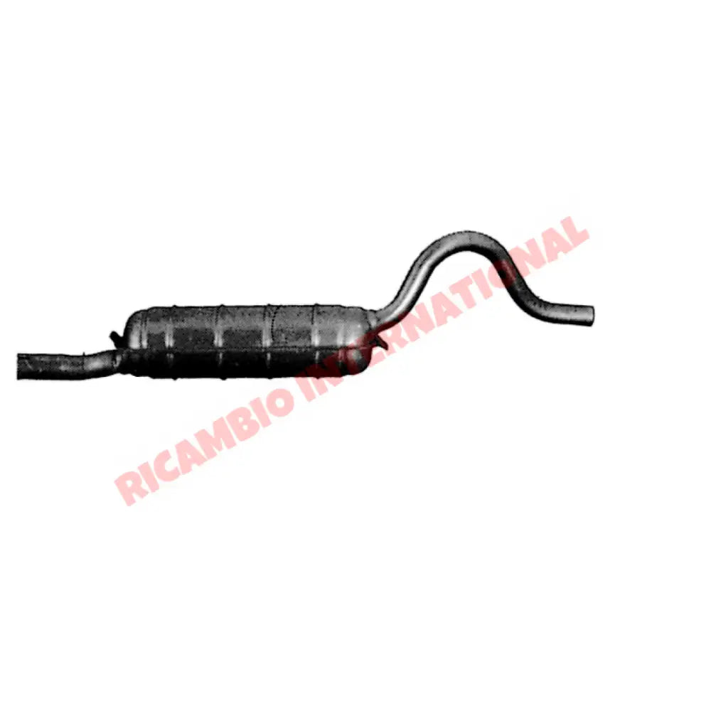 Exhaust Silencer Centre - Fiat 125 early series 1 - Exhaust