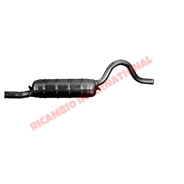 Exhaust Silencer Centre - Fiat 125 early series 1 - Exhaust