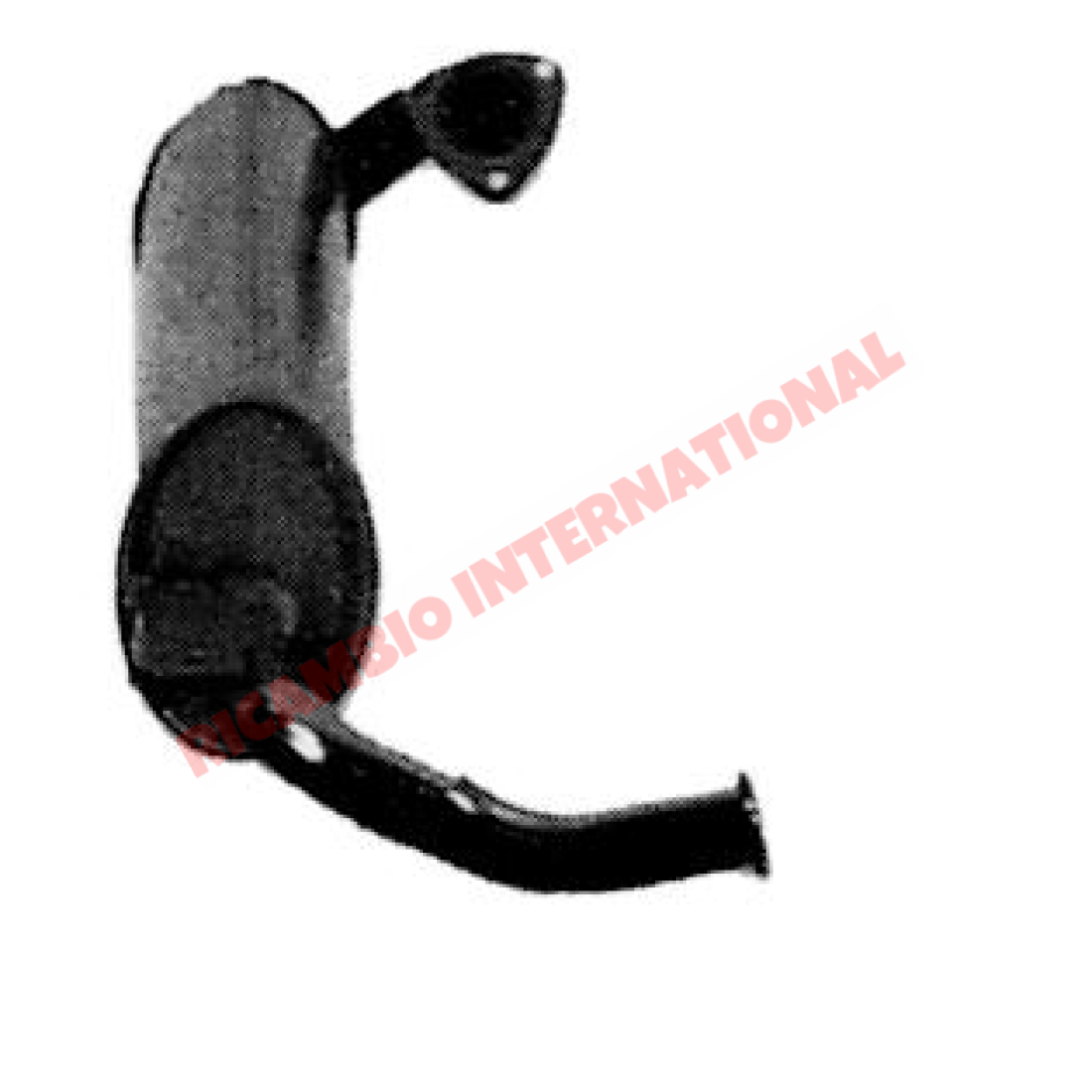 Exhaust Silencer - Lancia Beta Montecarlo - Exhaust