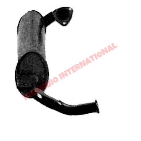 Exhaust Silencer - Lancia Beta Montecarlo - Exhaust