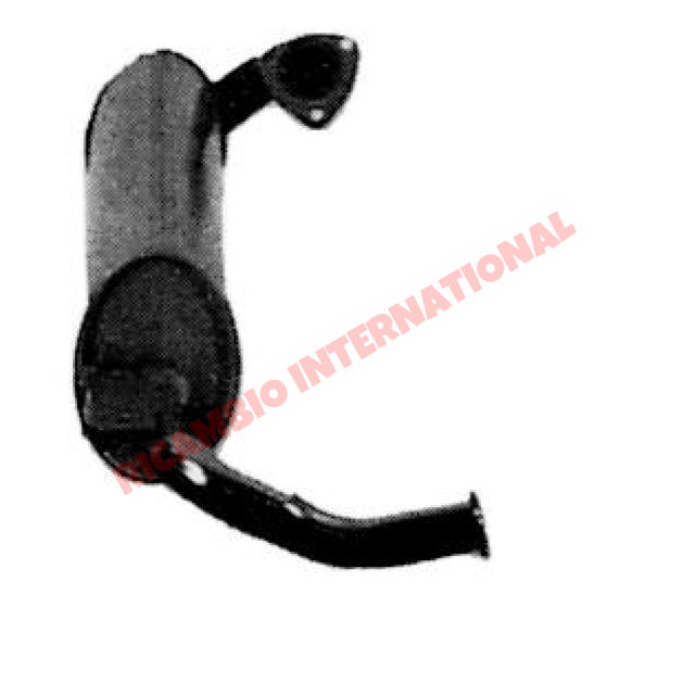 Exhaust Silencer - Lancia Beta Montecarlo - Exhaust