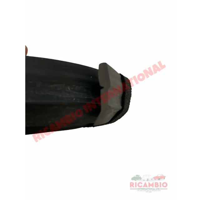 External Door Glass Scraper Seal Kit (BOTH DOORS) - Fiat X19 all models - Glass - Rubber Seals & Trim