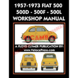 Factory Workshop Manual (400 pages) - Classic Fiat 500 - Classic Fiat 500 Parts & Spares