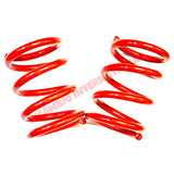 Ferrari Red Rear Lowered Coil Spring Kit (185mm) - Classic Fiat 500 - Suspension Parts