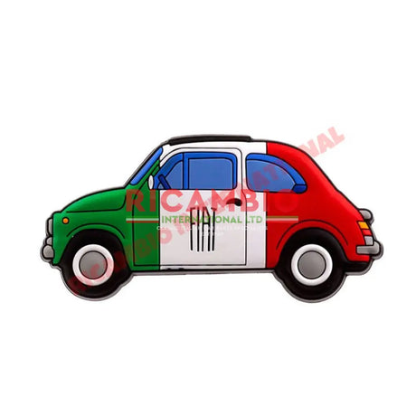 Fiat 500 Tricolore Magnet - Toys - Gifts & Novelty Items