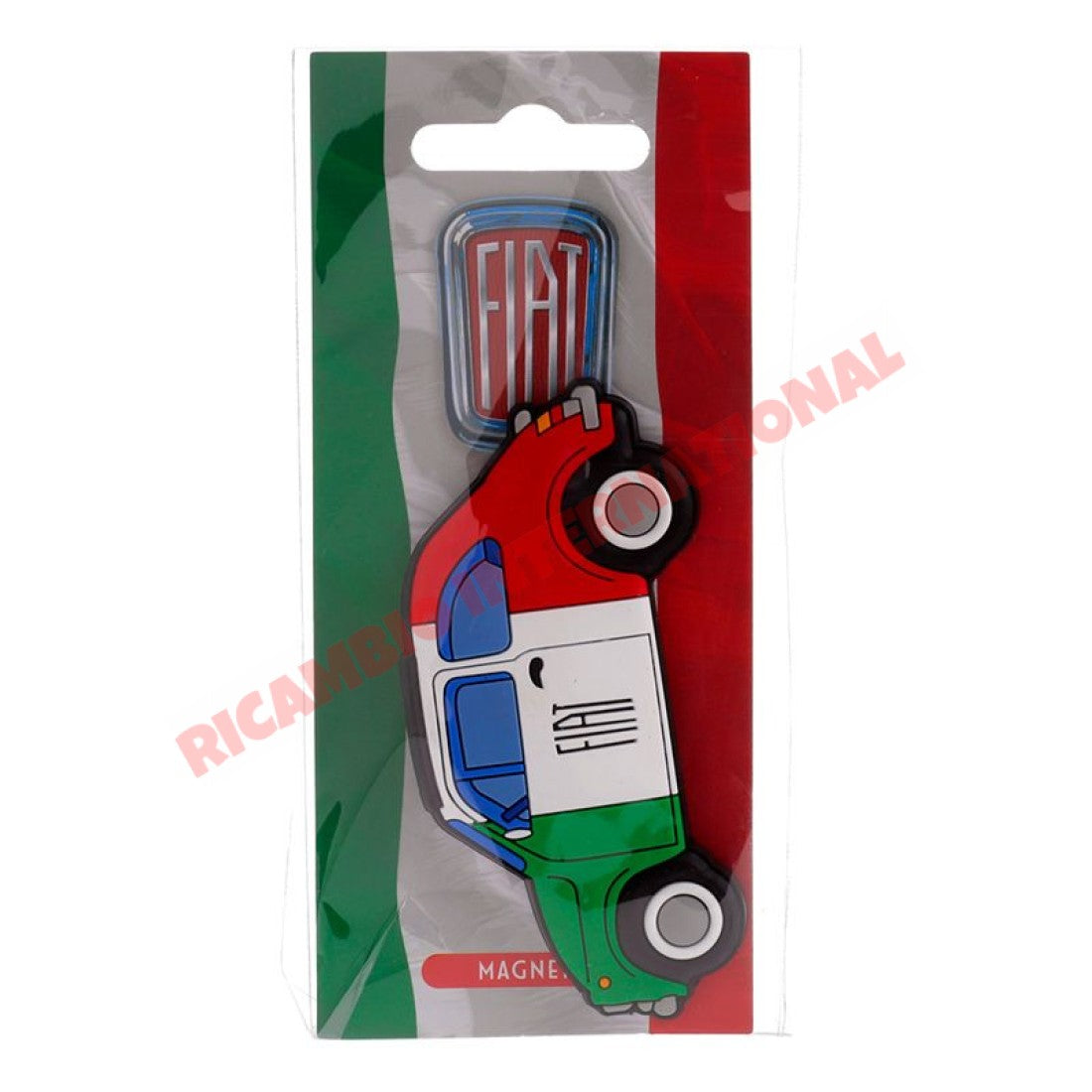 Fiat 500 Tricolore Magnet - Toys - Gifts & Novelty Items