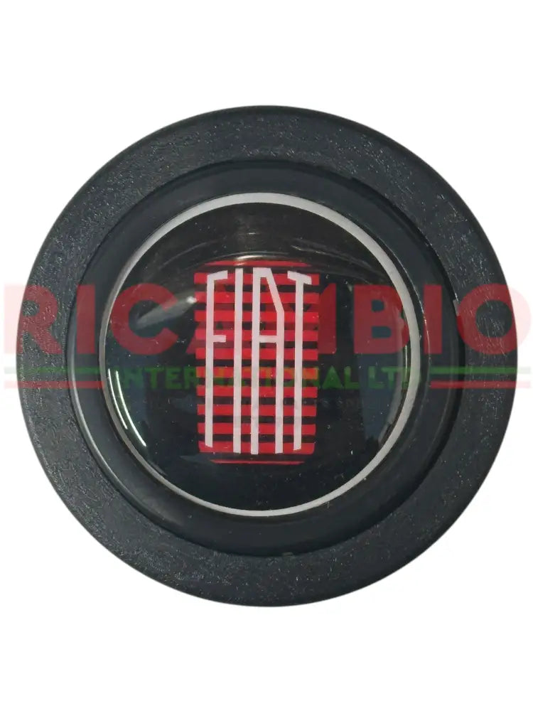 Fiat Horn Push Button - Classic Fiat 500 126 600 - Fiat Black/Red - Horn Push Button